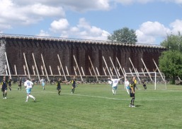 Mecz piłki nożnej ligi okręgowej juniorów młodszych  CKS Zdrój Ciechocinek - Zjednoczeni Piotrków Kuj.