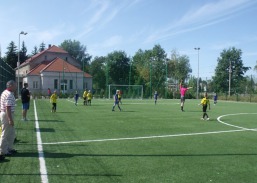 Mecz piłki nożnej ligi okręgowej orlików Zdrój Ciechocinek-UKS Jedynka Aleksandrów Kuj.
