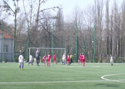 Mecz piłki nożnej ligi okręgowej orlików Zdrój OSiR Ciechocinek - Jedynka Aleksandrów Kuj.