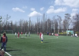 Mecz piłki nożnej ligi okręgowej orlików CKS Zdrój - Sparta Brodnica