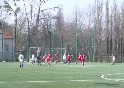 Mecz piłki nożnej ligi okręgowej młodzików Zdrój Ciechocinek - Orlęta Aleksandrów Kuj.