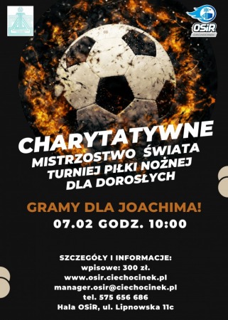 Gramy dla Joachima –  Charytatywny Turniej dla Dorosłych