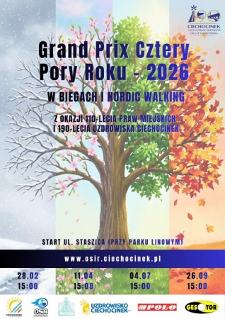 Grand Prix Cztery Pory Roku – 2026 w Biegach i Nordic Walking - Lato