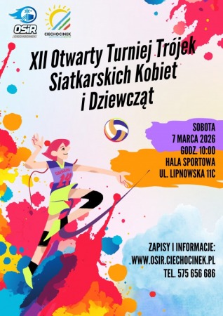 XII Otwarty Turniej Trójek Siatkarskich Kobiet i Dziewcząt