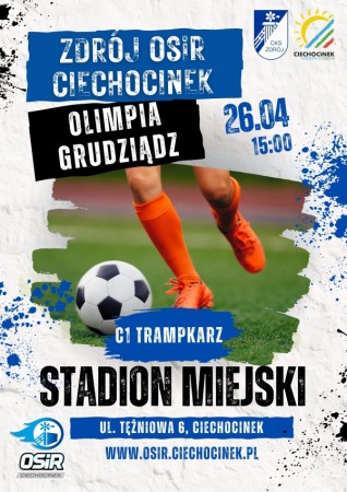 Mecz Ligi Trampkarza - Zdrój OSiR Ciechocinek vs. Olimpia Grudziądz