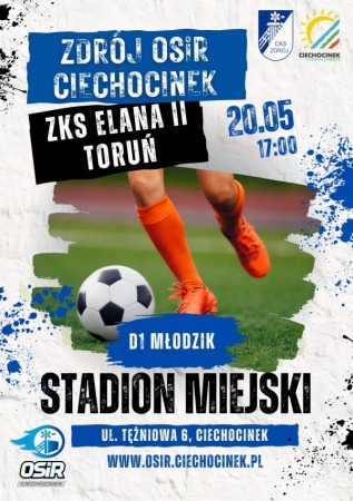 Mecz Ligi Młodzika - Zdrój OSiR Ciechocinek vs. Elana II Toruń