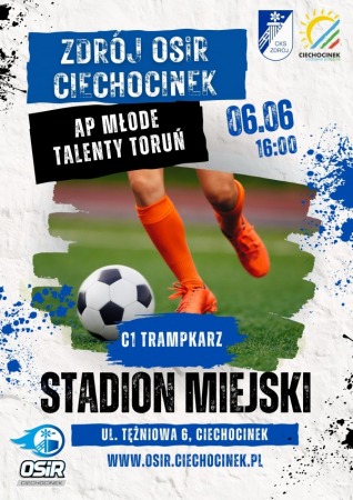 Mecz Ligi Trampkarza - Zdrój OSiR Ciechocinek vs. AP Młode Talenty Toruń
