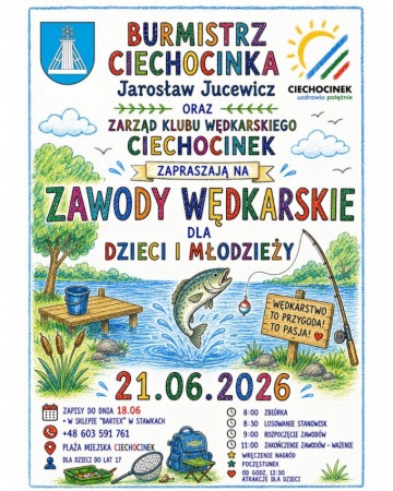 Zawody Wędkarskie dla Dzieci i Młodzieży