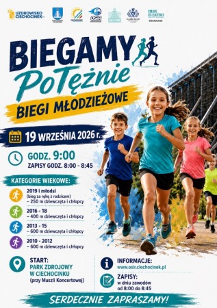 Biegamy PoTężnie - Biegi Młodzieżowe