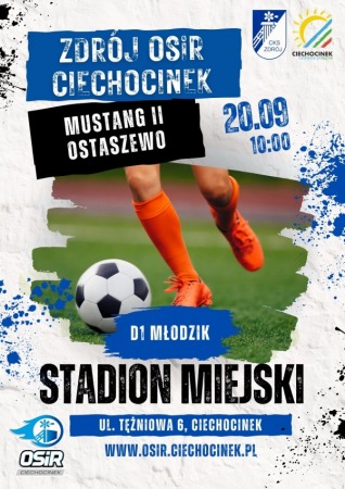 Mecz Ligi Młodzika - Zdrój OSiR Ciechocinek vs. Mustang II Ostaszewo