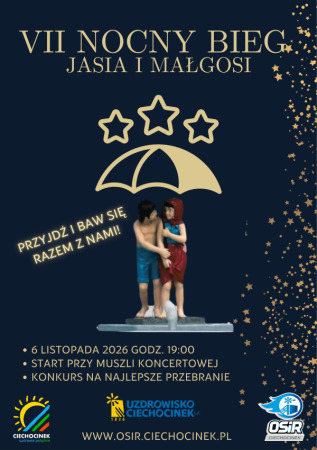 VII Nocny Bieg Jasia i Małgosi w Ciechocinku