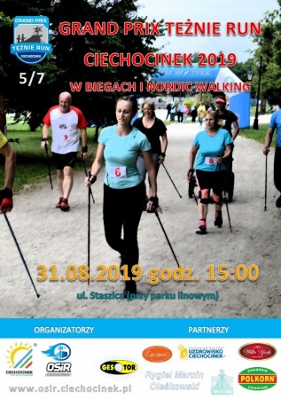 Grand Prix TĘŻNIE RUN w Biegach i Nordic Walking bieg 5