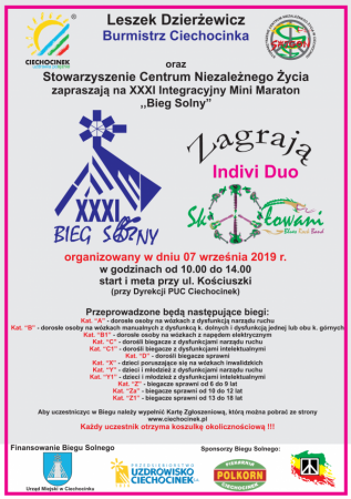 XXXI  Minimaraton Integracyjny Bieg Solny