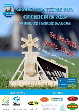 Grand Prix Tężnie Run Ciechocinek 2019 w Biegach i Nordic Walking” bieg 6