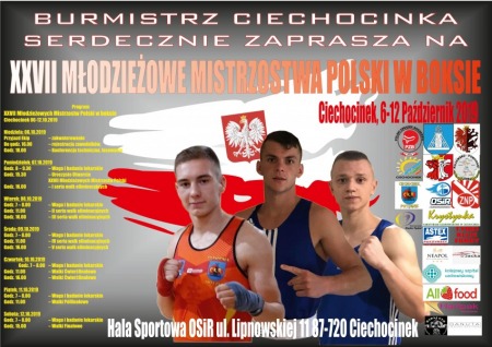 XXVII Młodzieżowe Mistrzostwa Polski w Boksie 6-12 październik