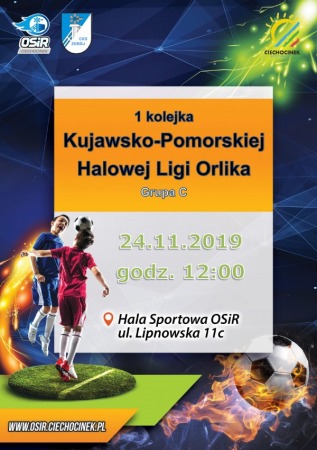 1 kolejka Kujawsko – Pomorskiej Halowej Ligi Orlika