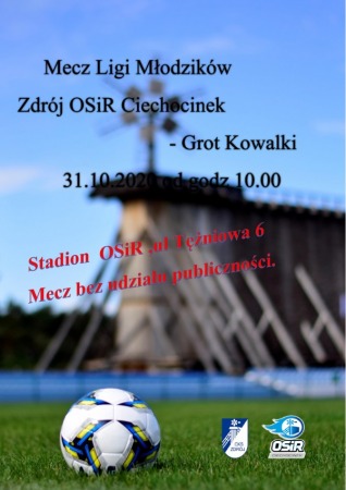 Mecz Ligi Młodzików Zdrój OSiR Ciechocinek - Grot Kowalki