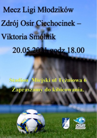 Mecz Ligi Młodzików Zdrój OSiR Ciechocinek - Victoria Smólnik