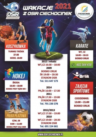 Wakacje na sportowo z OSiR Ciechocinek!