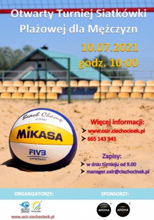 Otwarty Turniej Siatkówki Plażowej dla Mężczyzn