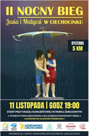 II Nocny Bieg Jasia i Małgosi w Ciechocinku