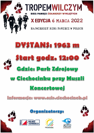 X Bieg Tropem Wilczym w Ciechocinku
