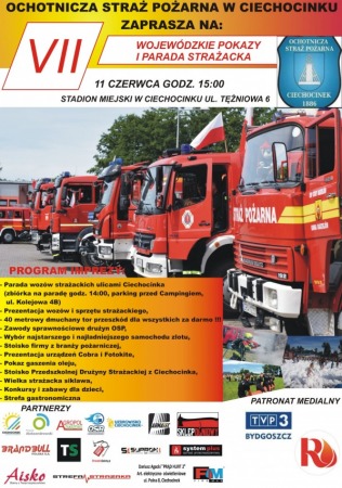 Wojewódzkie Pokazy i Parada - Zlot Samochodów Strażackich w Ciechocinku