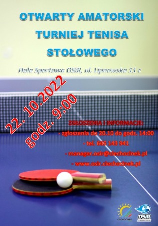 Otwarty Amatorski Indywidualny Turniej Tenisa Stołowego