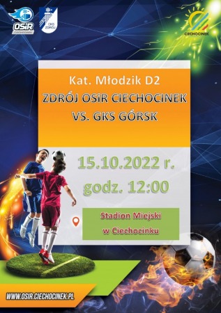 Mecz Ligi Młodzików Zdrój OSiR Ciechocinek vs. GKS Górsk