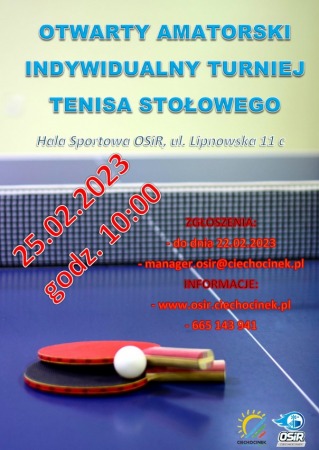 Otwarty Amatorski Indywidualny Turniej Tenisa Stołowego