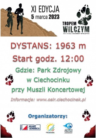 XI Bieg Tropem Wilczym w Ciechocinku