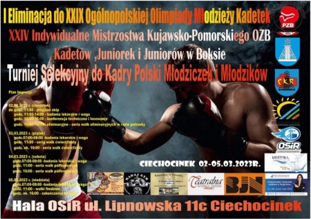 I Eliminacje do Ogólnopolskiej Olimpiady Młodzieży Kadetek w Boksie