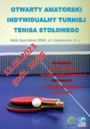 Otwarty Amatorski Indywidualny Turniej Tenisa Stołowego