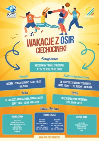 Wakacje 2023 z OSiR Ciechocinek