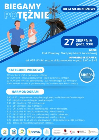 Biegamy PoTężnie - Biegi Młodzieżowe