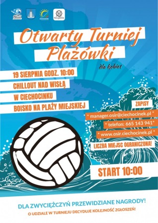 Otwarty Turniej Siatkówki Plażowej dla Kobiet podczas Rodzinnego Pikniku nad Wisłą