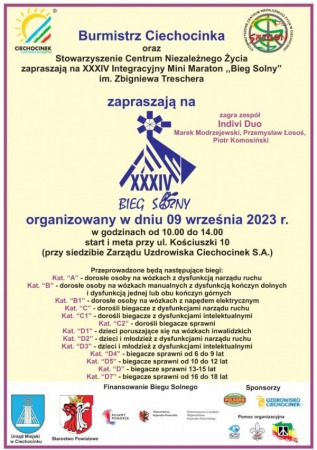 XXXIV Integracyjny Mini Maraton “Bieg Solny” im. Zbigniewa Treschera