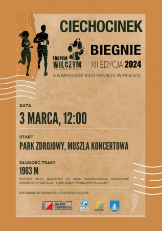 XII Bieg Tropem Wilczym w Ciechocinku