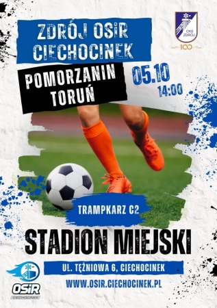Mecz Ligi Trampkarza - Zdrój OSiR Ciechocinek vs. Pomorzanin Toruń