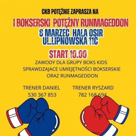 I BOKSERSKI POTĘŻNY RUNMAGEDDON