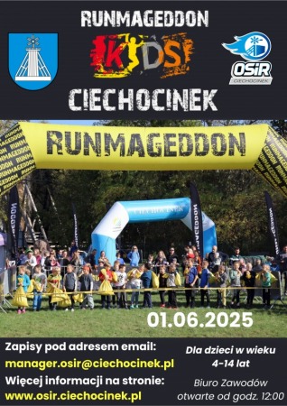 RUNMAGEDDON KIDS CIECHOCINEK