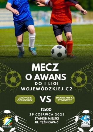 Mecz Trampkarza - Zdrój OSiR Ciechocinek vs. Budowlany KS Bydgoszcz