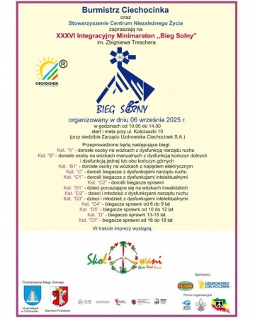 XXXVI Integracyjny Minimaraton “Bieg Solny”