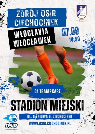 Mecz Ligi Trampkarza - Zdrój OSiR Ciechocinek vs. Włocłavia Włocławek